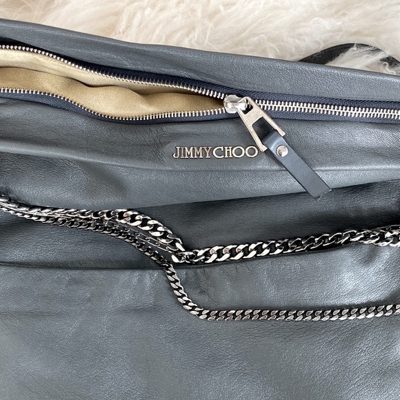 Jimmy Choo biker chain shoulder handbag (large) - Picture 4 of 12